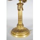 路易十六風格的燭台鍍金青銅