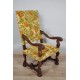 路易十四風格的熱那亞天鵝絨扶手椅