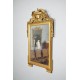 路易十六鍍金木鏡，十八世紀山牆飾
