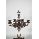 一對拿破崙三世青銅巴貝迪安風格的燭台