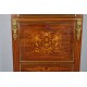 路易十六風格秘書鑲嵌鍍金青銅器