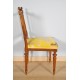 一對路易十六胡桃木風格的椅子，1900年