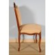一對 1900 年代的胡桃木路易十五風格椅子