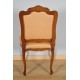 一對 1900 年代的胡桃木路易十五風格椅子