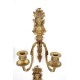四盞路易十六風格的鍍金青銅壁燈
