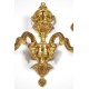四盞路易十六風格的鍍金青銅壁燈