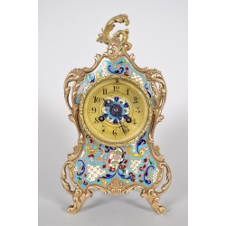 拿破崙三世掐絲琺瑯鐘