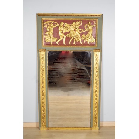 Miroir trumeau époque Empire d'après Raphaël