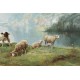 西奧多·萊維涅:山中的伯傑和綿羊。